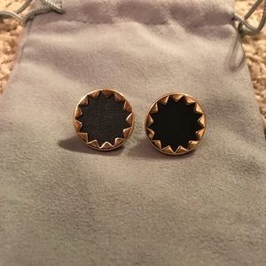 House of Harlow Burst Earrings in Black